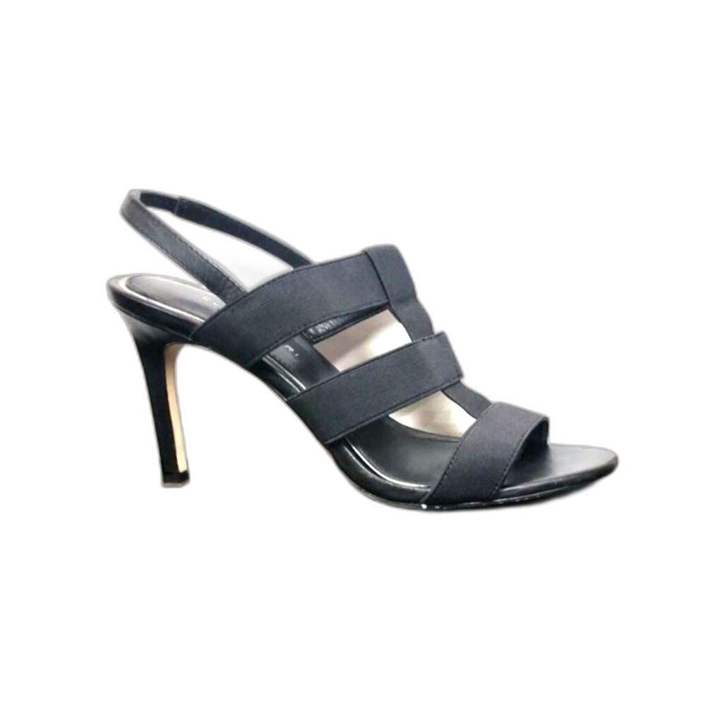 Elie Tahari Ithaca Open Toe Canvas Sandals - Size 38.5 EU/Size 8 US